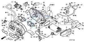 CB1000R9 France - (F / CMF) drawing AIR CLEANER