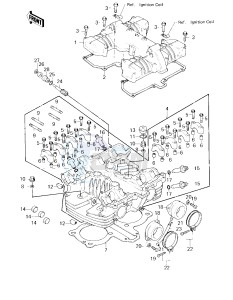 KZ 750 G [LTD II] (G1) [LTD II] drawing CYLINDER HEAD_COVER