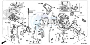 CRF450XE CRF450R Europe Direct - (ED) drawing CARBURETOR