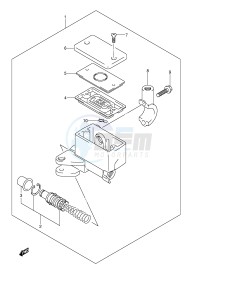 DL650 (E2) V-Strom drawing FRONT MASTER CYLINDER