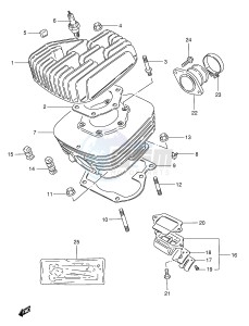 TS185ER (E1) drawing CYLINDER