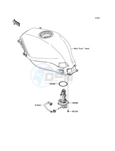 NINJA 250R EX250KBF GB XX (EU ME A(FRICA) drawing Fuel Pump