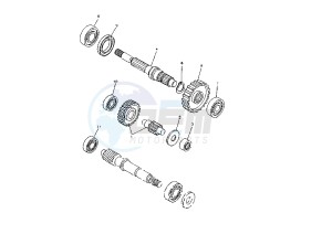 YP MAJESTY 150 drawing GEAR GROUP