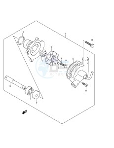 GSX1300R (E2) Hayabusa drawing WATER PUMP