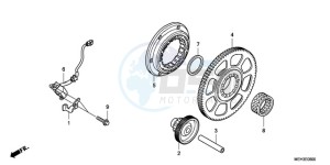 NSA700A9 France - (F / CMF MME) drawing PULSE GENERATOR/STARTING CLUTCH