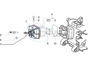 NRG 50 power DD serie speciale drawing Cylinder head cover