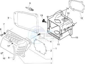 Liberty 50 4t Sport drawing Cylinder head cover