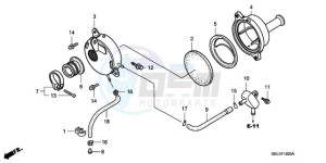 CRF50F9 Europe Direct - (ED) drawing AIR CLEANER