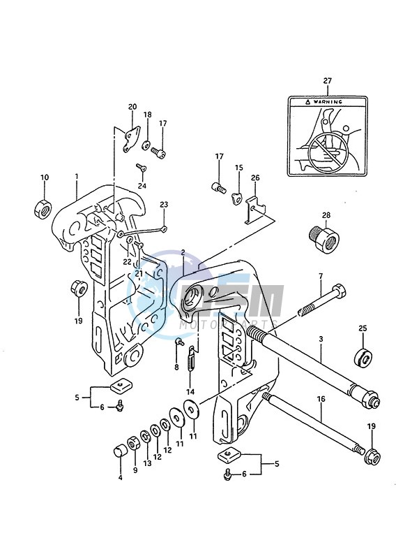 Clamp Bracket (1995 to 1997)