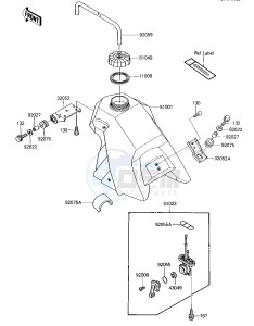 KXT 250 B [TECATE] (B2) [TECATE] drawing FUEL TANK