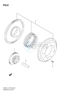 DL650 (E3) V-Strom drawing STARTER CLUTCH