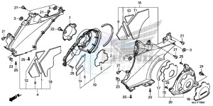 NC750DE Integra - NC750D Europe Direct - (ED) drawing STEP PANEL/ ENGINE SIDE COVER