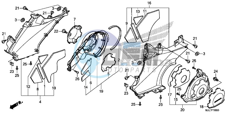 STEP PANEL/ ENGINE SIDE COVER