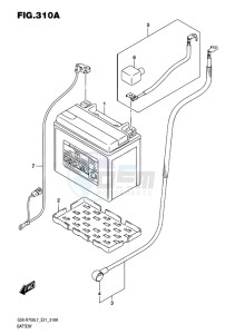 GSX-R750 EU drawing BATTERY