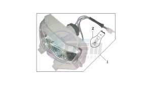 JET BASIX 25KMH 50 drawing HEADLAMP CPL