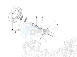 Liberty 150 iGet 4T 3V ie ABS (EMEA) drawing Rear brake - Brake jaw