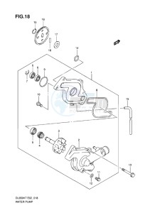 DL650 ABS V-STROM EU-UK drawing WATER PUMP