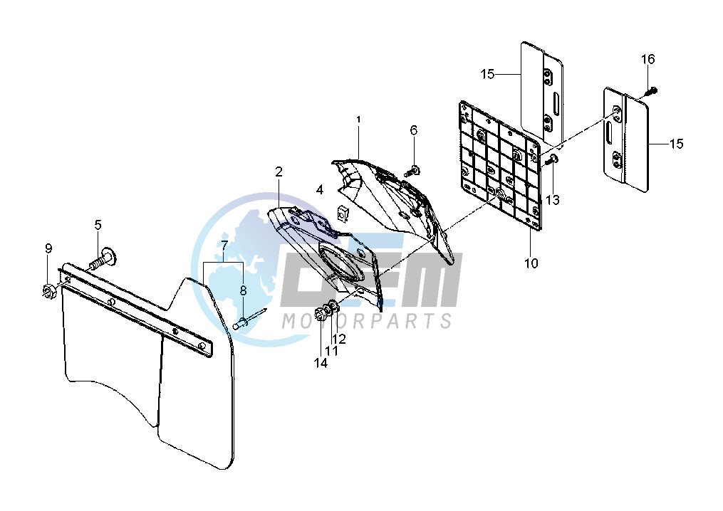 Mudguard flap