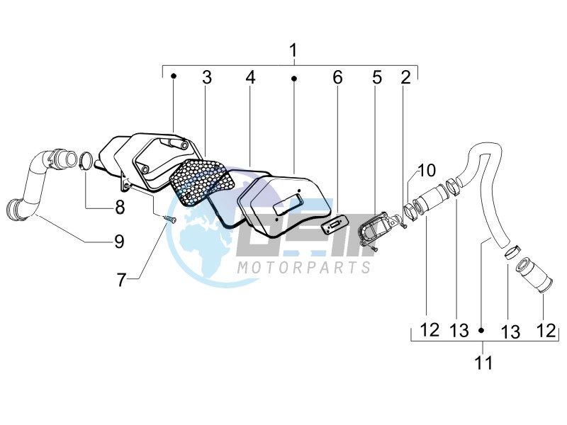 Secondairy air box