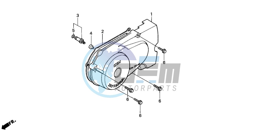 LEFT CRANKCASE COVER