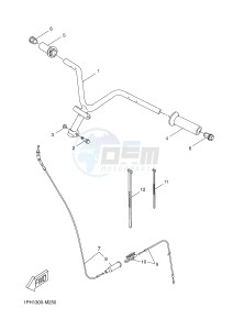 NS50 AEROX (1PH3 1PH3 1PH3) drawing STEERING HANDLE & CABLE