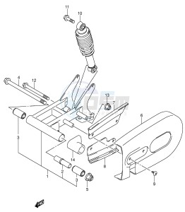 LT-A50 (P3-P28) drawing REAR SWINGINGARM