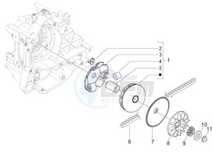 Fly 50 4t 4v (USA) drawing Driving pulley