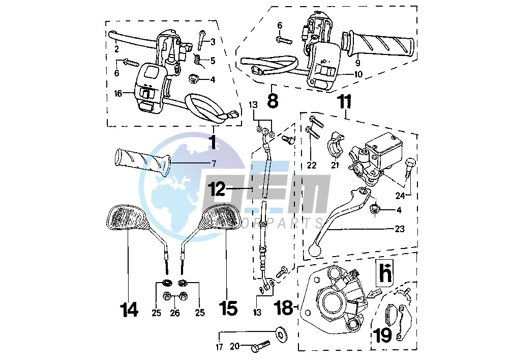 FRONT BRAKE CALIPER HENGTONG