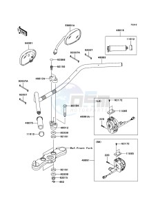 VN1700 CLASSIC VN1700E9F GB XX (EU ME A(FRICA) drawing Handlebar