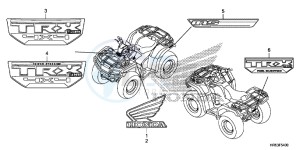 TRX500FM5H Europe Direct - (ED) drawing MARK/EMBLEM