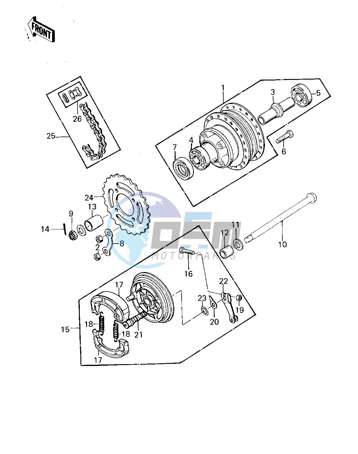 REAR HUB_BRAKE_CHAIN