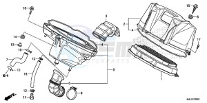 NC750SAE NC750SA ED drawing AIR CLEANER