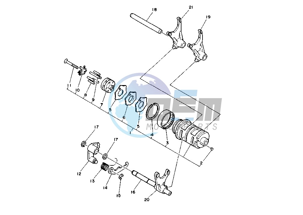 SHIFT CAM-FORK