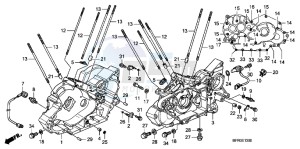 VT1300CXAB drawing CRANKCASE