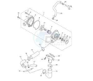 XJ6-N SP 600 drawing WATER PUMP