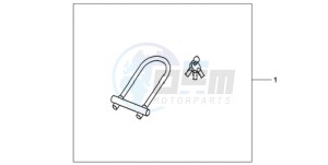 CBR1000RAA UK - (E / ABS HRC MKH) drawing U-LOCK