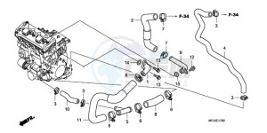 CBF10009 UK - (E / MKH) drawing WATER PIPE