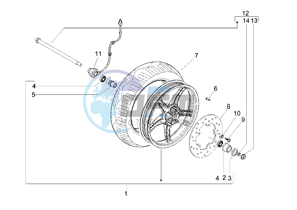 Front wheel