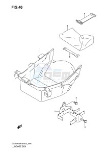 GSX1400 (E2) drawing LUGGAGE BOX