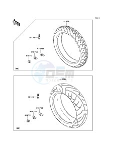 ER-6f ABS EX650B6F GB XX (EU ME A(FRICA) drawing Tires