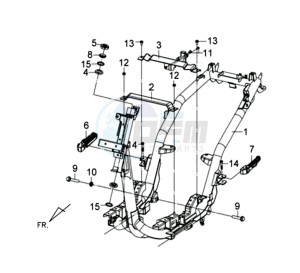 TONIK 50 drawing FRAME / BATTERY