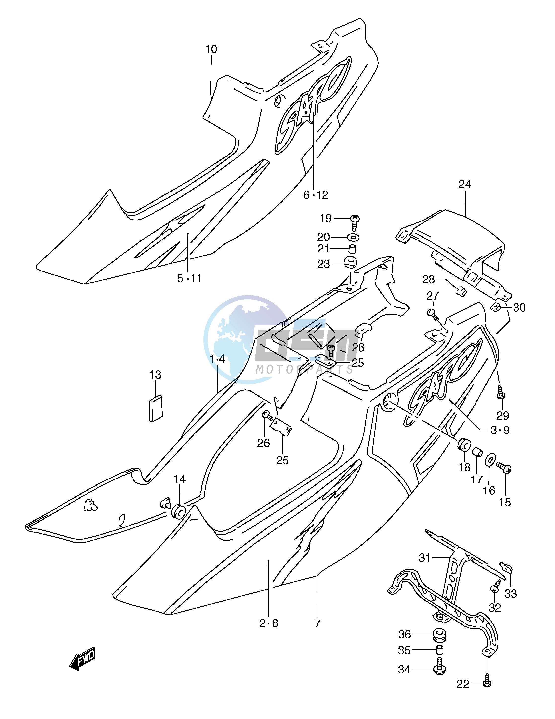 FRAME COVER (MODEL P)