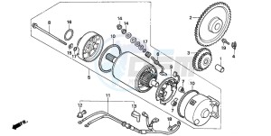 CN250 drawing STARTING MOTOR