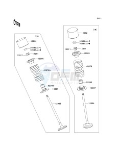 ZX 600 N [NINJA ZX-6RR] (6F) N6F drawing VALVE-- S- -