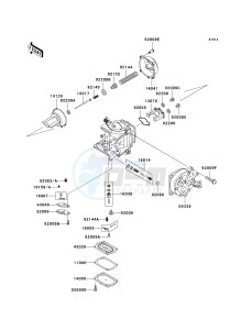 JT 900 D [900 STX] (D1) [900 STX] drawing CARBURETOR PARTS