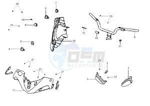 EURO MX - 150 cc drawing HANDLEBAR