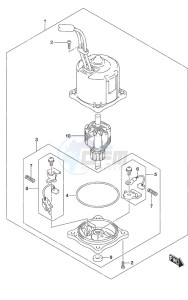 DF 350A drawing PTT Motor