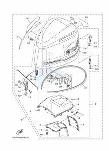 F350AETX drawing FAIRING-UPPER