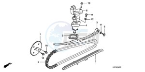 SH1259 E / 3E drawing CAM CHAIN/TENSIONER