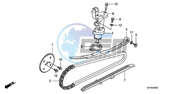 CAM CHAIN/TENSIONER